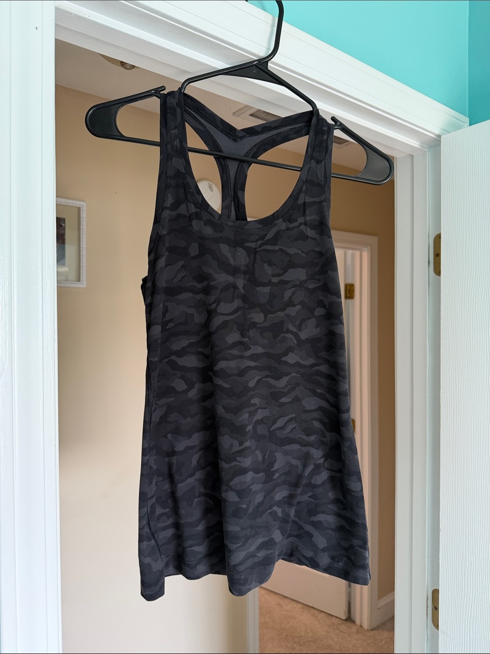 lululemon athletica Black Camo Racerback Tank